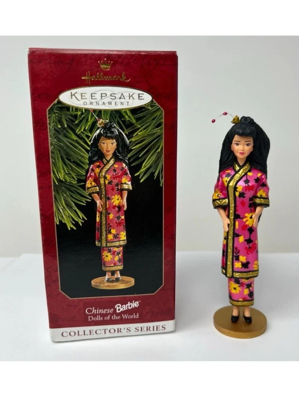 Hallmark Keepsake Chinese Barbie Dolls Of The World Exclusive Christmas Ornament